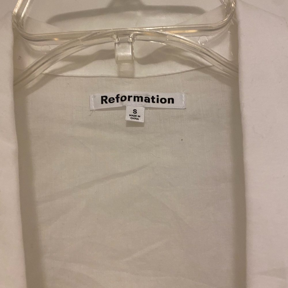 Reformation Hara White Top S - Picture 7 of 11